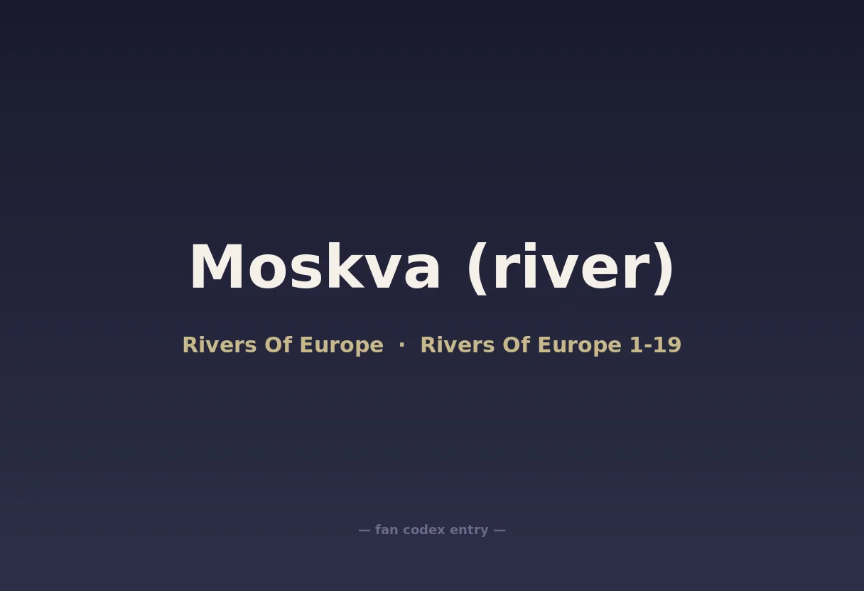 Moskva (river)